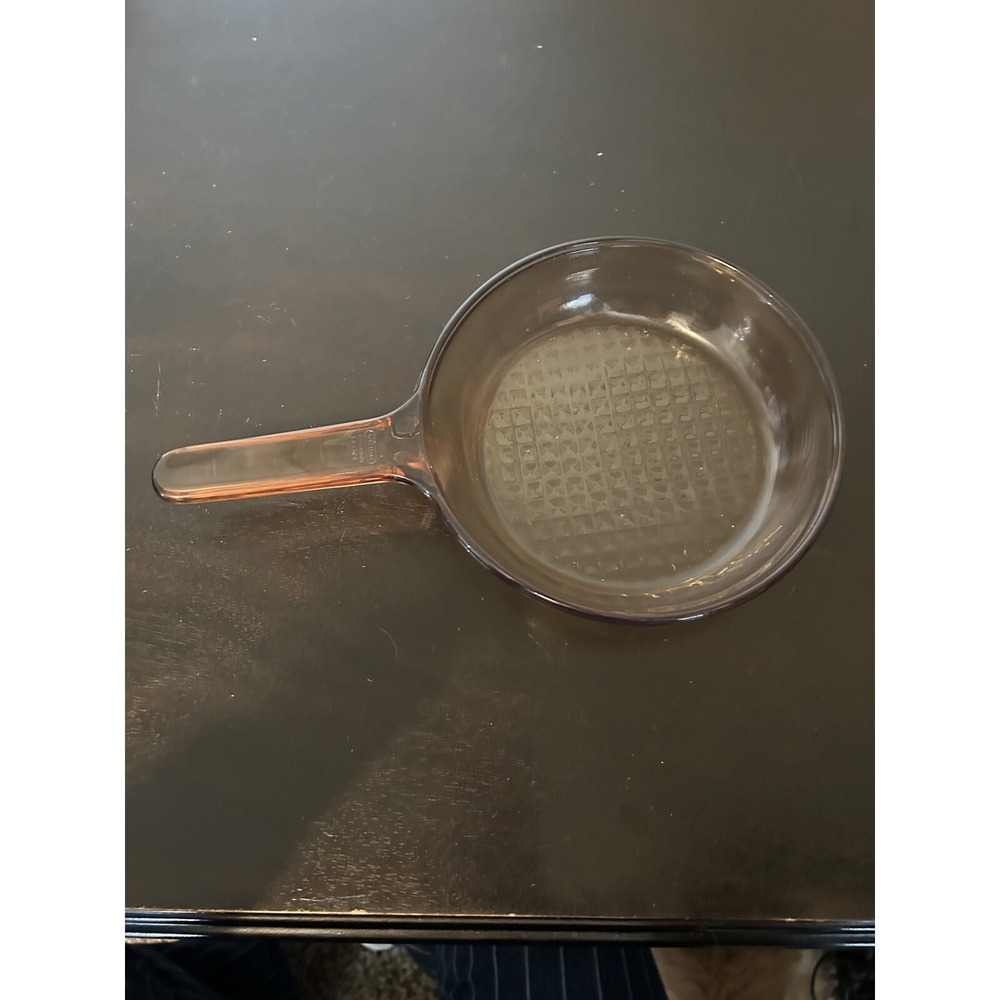 Vision Amber Vision Ware Corning Small 7" Skillet Frypan Frying Pan